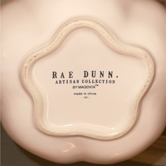 HTF Rae Dunn Seasonal/Fall Large Pumpkin Ceramic Watering Can/Jug - Picture 7 of 7